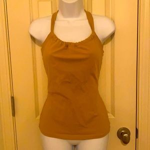 Prana medium mustard golden tank top